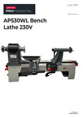 Axminster PROFESSIONAL AP530WL Original Instructions Manual