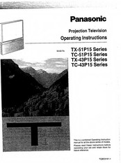 Panasonic TC-43P15 Series Operating Instructions Manual
