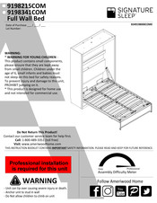 Signature Sleep 9198215COM Manual
