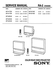 Sony KP-48V45 Service Manual