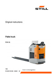Still FXH 33 Original Instructions Manual