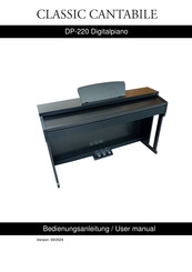 Classic Cantabile DP-220 User Manual