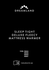Dreamland R9024 Instructions For Use Manual