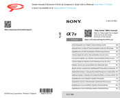 Sony ILCE-7M4 Startup Manual