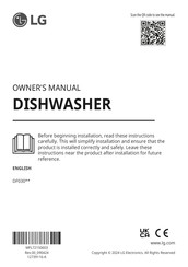 LG DF030 Series Owner's Manual