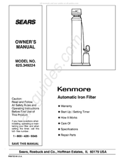 Sears 625.349224 Owner's Manual