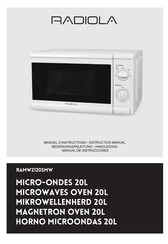 Radiola RAMW2120SMW Instruction Manual
