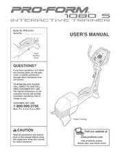 Pro-Form PFEL91031 User Manual