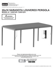 Backyard Discovery SARASOTA 2305120-I Owner's Manual