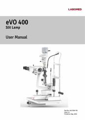 Labomed eVO 400 Slit Lamp User Manual