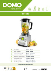 Linea 2000 DOMO Xpower DO747BL Instruction Booklet