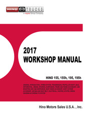 Toyota HINO 195 2017 Workshop Manual
