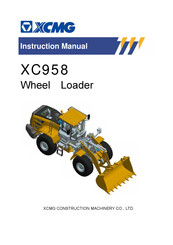 XCMG XC958 Instruction Manual