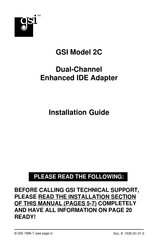 GSi 2C Installation Manual