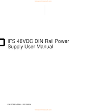 United Technologies PS48VDC100W-DIN User Manual