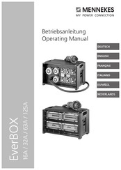 Mennekes EverBOX 16A Operating Manual