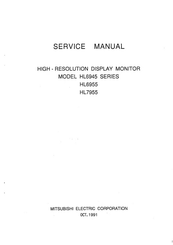 Mitsubishi Electric HL6945ETK Service Manual