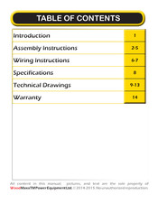 WoodMaxx SS-72 Manual