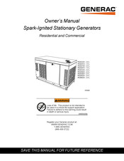 Generac Power Systems RG03015 Owner's Manual