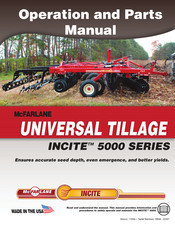 McFarlane INCITE Universal Tillage IC-5024 Operation And Parts Manual