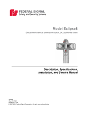 Federal Signal Corporation Eclipse8 Description, Specifications, Installation, And Service Manual