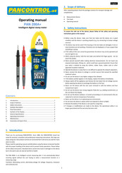 PANCONTROL PAN 200A+ Operating Manual