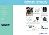 MEDI RENT CRYON-X PRO Quick Setup Manual