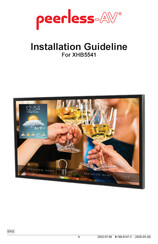peerless-AV XHB5541 Installation Manuallines