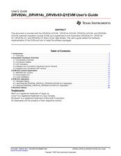 Texas Instruments DRV814-Q1EVM Series User Manual