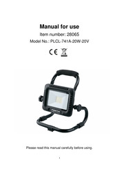 FESTA PLCL-741A-20W-20V Manual For Use