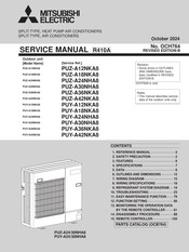 Mitsubishi Electric PUZ-A30NHA8 Service Manual