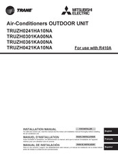 Mitsubishi Electric TRUZH0301KA00NA Installation Manual