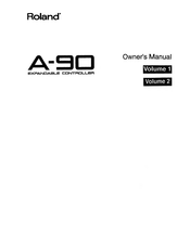 Roland A-90EX Owner's Manual