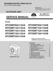 Mitsubishi Electric NTXSMT18A112AA Service Manual