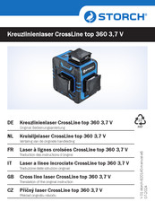 Storch CrossLine top 360 Translation Of The Original Instruction