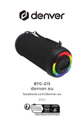 Denver BTG-213 Instruction Manual