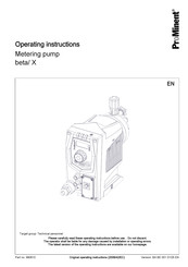 ProMinent BTXB16006 Operating Instructions Manual