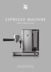 WMF LONO ESPRESSO MACHINE Operating Instructions Manual