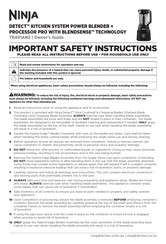 Ninja DETECT TB401ANZ Owner's Manual