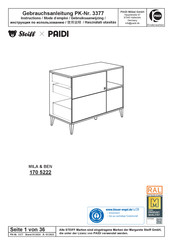 PAIDI Steiff MILA & BEN 170 5222 Instructions Manual