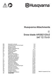 Husqvarna ARSB2120v2 Operator's Manual