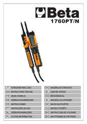 Beta 1760PT/N Instructions For Use Manual