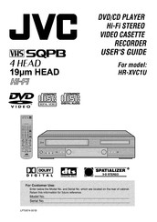 JVC VHS SQPB HR-XVCIU Manual