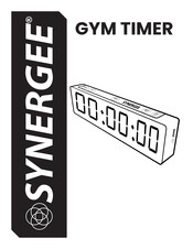 SYNERGEE GYM TIMER Instruction Manual