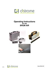 Distrame BRUM AIR Operating Instructions Manual