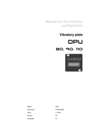 Wacker Neuson DPU 90 Manual