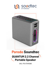 PORODO Soundtec QUANTUM PD-STKRS80 Quick Start Manual