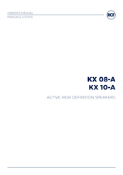 RCF KX 08-A Owner's Manual