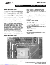 Intersil HSP45116-DB User Manual