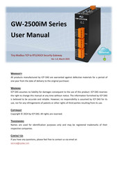 ICP DAS USA GW-2515iM User Manual